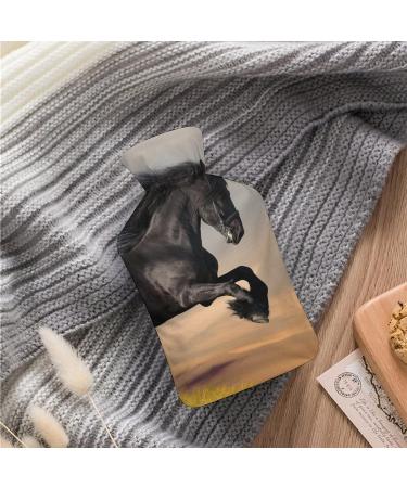 Hot Water Bottle with Lid - Rubber Horse Design for Pain Relief Cramps & Foot Warmer | Ideal Hot & Cold Therapy - Buy Online on GoSupps.com