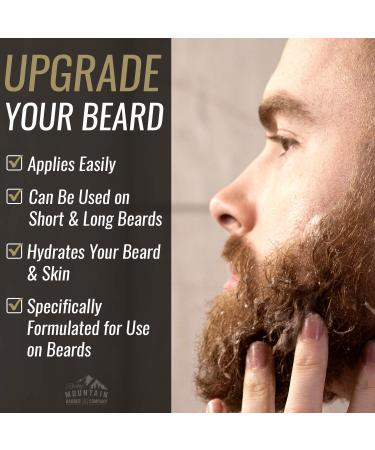 Rocky Mountain Barber Co. Foaming Sandalwood Beard Wash - Sandalwood Oil Vitamin B5 Dead Sea Salt - 5 oz | International Shipping Available - Buy Online on GoSupps.com