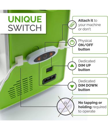 Madam Sew 12 Sewing Machine USB LED Light Strip - Clean White Lights for Brother, Janome, Babylock, Pfaff - Dimmable Strip Light with 98 Power Cord - Buy Online on GoSupps.com