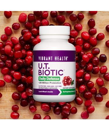 Vibrant Health U.T. Biotic Probiotic Support - 30 Capsules for Bladder & Urinary Health - Buy Online on GoSupps.com