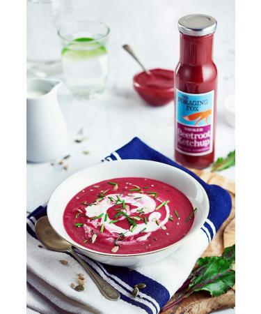 The Foraging Fox Smoked Beetroot Ketchup 9oz x 6 - Buy Online on GoSupps.com
