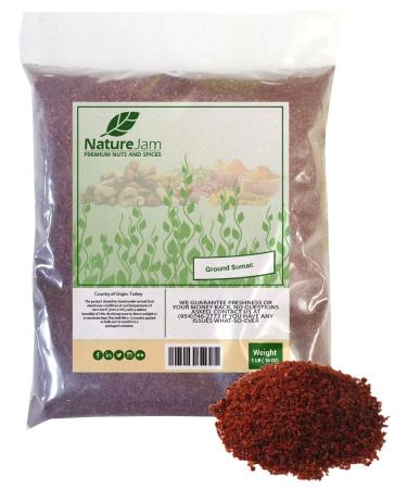 Sumac Spice Seasoning 1 Pound Bulk Bag-Pure 100% Sumac Heat Sealed for Freshness - Buy Online on GoSupps.com