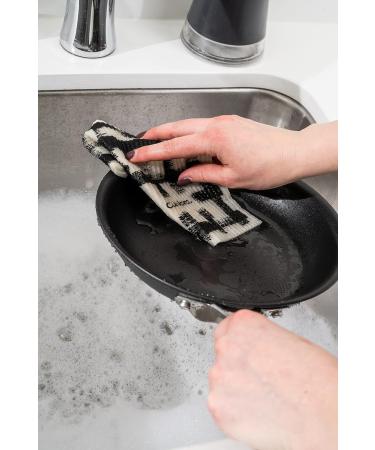 Cuisipro All Purpose Eco-Cloth Sponge Cloth Yellow Stripe/Apple Set of 2 - Buy Online on GoSupps.com