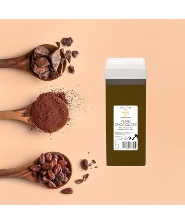 Professional Quality 12 Wax Cartridges 100ml - Pure Chocolate for Legs Armpits & Body - Easy Use for All Skin Types & Thick Hair - Buy Online on GoSupps.com