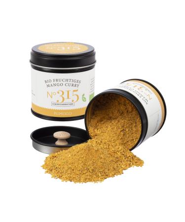 Rimoco N 315 Bio Fruity Mango Curry - refreshing sweetness of mango with piquant taste components |Organic extension (DE- KO-007) |70g in an elegant spice jar with aromadeckel