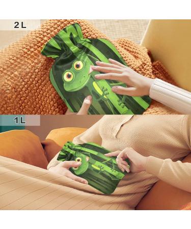 Buy Frog Bamboo Hot Water Bottle for Pain Relief - 2L Cover - Perfect for Sports Injuries - International Shipping - Buy Online on GoSupps.com