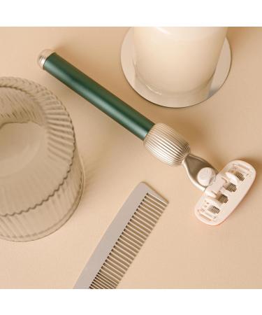 Fler Razor Shave Set - Women's & Unisex Razor with Interchangeable Heads 6 Aloe Vera Blades Protective Bracket - Shop Internationally - Buy Online on GoSupps.com