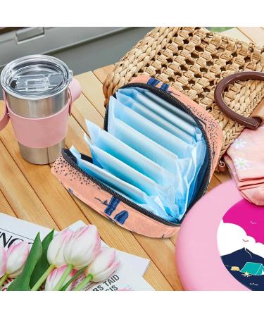 Javenproeqt Portable Women's Binding Bags | Menstrual Cup Pocket & Pads | Cute Unicorn Design for Teens - Buy Online on GoSupps.com