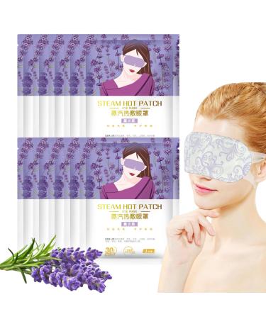 Steam Eye Mask 10 Pairs Lavender Heated Eye Mask Warm Compress for Eyes Eye Mask for Dry Eyes Self Heating Eye Mask Dry Eyes Fatigue Disposable Moist Hot Compress Eye Patch