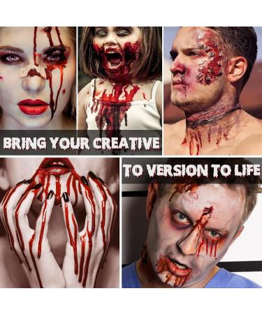 Buy Halloween Fake Blood Spray Makeup - Washable Zombie & Vampire Blood for Costumes | Realistic Blood Splatter | 0.68 Ounce - Buy Online on GoSupps.com