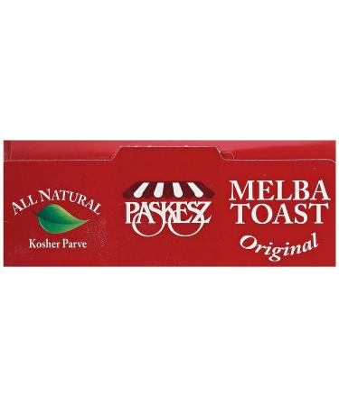 Paskesz Melba Toast Original 7 oz - Crisp and Delicious Snack - Buy Online on GoSupps.com