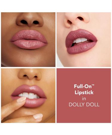 Buxom Full-On Plumping Satin Lipstick - Hydrating Weightless Cruelty-Free with Hyaluronic Acid & Sunflower Wax - Buy Online on GoSupps.com