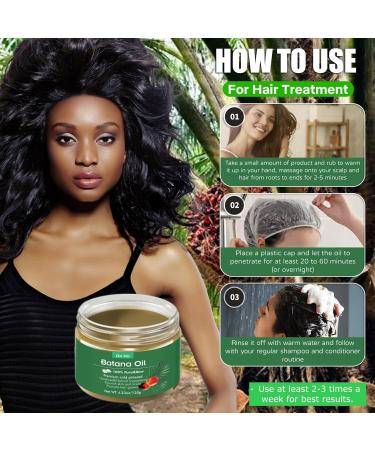 Go Ho Raw Batana Oil for Hair Growth | 100% Pure Organic Dr. Sebi Batana Oil from Honduras | Rich in Vitamin E for Scalp & Hair Care | Prevent Hair Loss | 4.23oz - Buy Online on GoSupps.com