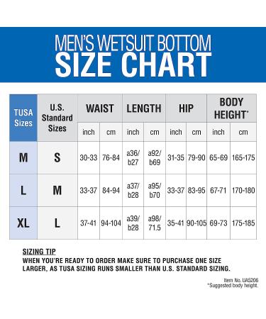 TUSA Sport Men's 2mm Neoprene Wetsuit Pants - X-Large - Buy Online on GoSupps.com