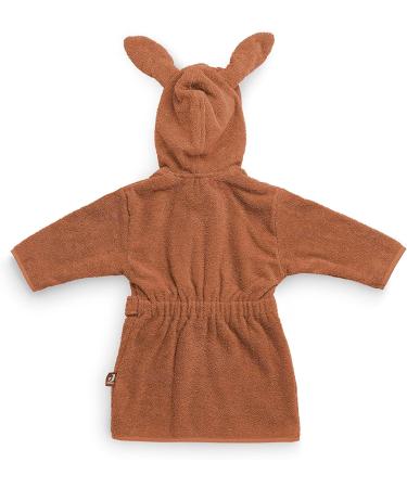 Jollein Baby Bathrobe 1-2 Years - Ash Green | Soft & Cozy Caramel Toddler Robe - International Shipping Available - Buy Online on GoSupps.com