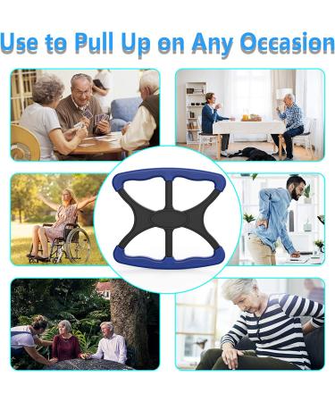 Portable Lift Assists Standing Aid with No-Slip Grip Handles - Ideal for Elderly, Senior, Bariatric, and Disabled - As Seen On TV Blue - Buy Online on GoSupps.com