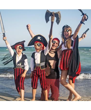 6 Pieces Black Pirate Eye Patch - Buy Online on GoSupps.com