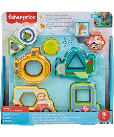 Buy Fisher-Price Vehicle Puzzle - Interactive Form Sorting Toy with 40 Songs & Lights | Ages 9+ Months - International Shipping - Buy Online on GoSupps.com