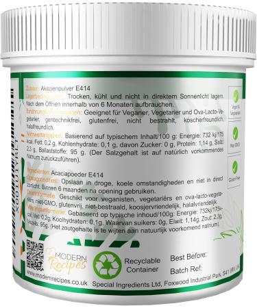 Special Ingredients Arabic gum powder (acacia powder) 250 g (labels and instructions in German) - Buy Online on GoSupps.com