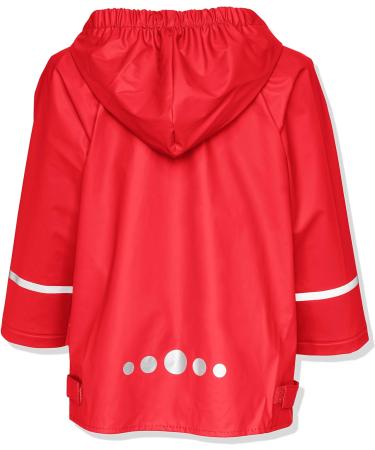 Playshoes Unisex Kid's Red Waterproof Raincoat | Size 86 | Wind & Waterproof Rainwear - Buy Online on GoSupps.com