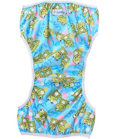 Teamoy 2 Baby Swimming Trunks - Monkeys Blue + Frogs | Adjustable & Washable - Buy Online on GoSupps.com