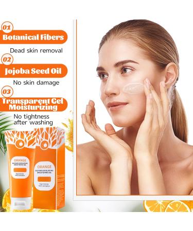 Dandin Natural orange exfoliating gel orange exfoliating gel orange cleansing peeling exfoliating gel peeling face for all deep cleansing 1 g 1er Pack - Buy Online on GoSupps.com