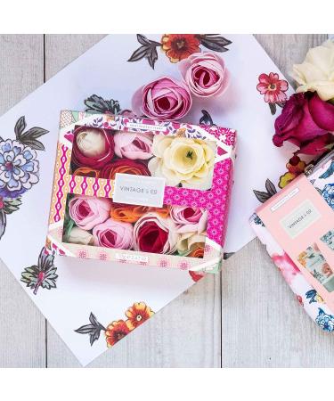 Vintage & Co Fabric and Flowers Soap Flowers - Luxurious Floral Bath Fizzies - Buy Online on GoSupps.com