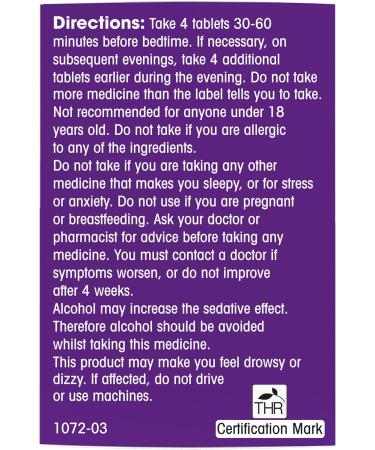 Kalms Night 56 Tablets - Traditional Herbal Medicinal Product Used for The Temporary Relief of Sleep Disturbances (Pack of 2) - Buy Online on GoSupps.com