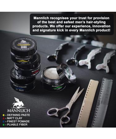 MANNLICH Hair Styling Defining Paste for Men - Long-Lasting Hold Lite Finish Easy Wash Ideal for All Hair Types - 2.4 fl. oz - Buy Online on GoSupps.com