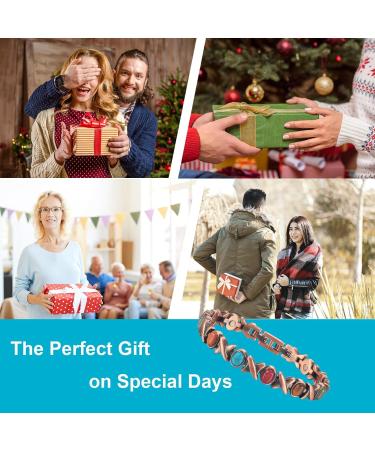 Yinox Magnetic Therapy Arthritis Copper Bracelet for Women | Relieves Wrist Pain | Stylish & Healing with Turkish Turquoise (3500 Gauss) - Buy Online on GoSupps.com