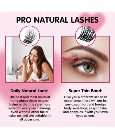 PRO Lash Clusters 96 Pcs - Natural Look Wispy DIY Lash Extensions - Reusable 8-16mm Eyelash Clusters - Super Thin Band - C Curl Timeless - Buy Online on GoSupps.com