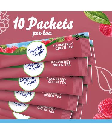 Crystal Light Sugar-Free Raspberry Green Tea Powdered Drink Mix - 120 Count, 10 Pack (Pack of 12) - On-The-Go Refreshment - Buy Online on GoSupps.com