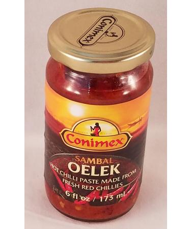 Conimex Sambal Oelek (Hot Chilli Paste) (6 oz)