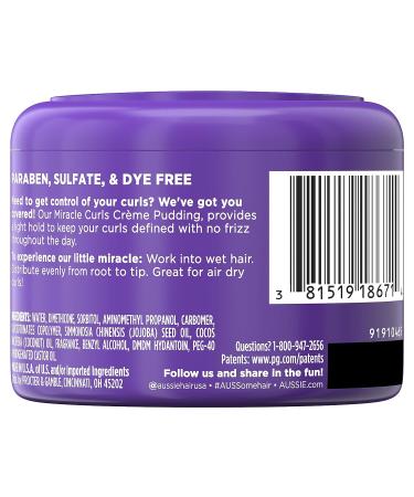 P&G Aussie Miracle Curls Creme Pudding 7.6 fl oz - Curly Hair Care Essential - Buy Online on GoSupps.com