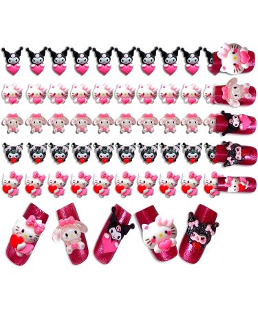 50Pcs Kawaii Cartoon 3D Metal Nail Charms for Nail Art Decor - DIY Crafts & Jewelry Making - Buy Online on GoSupps.com