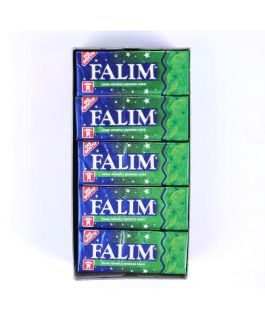 Falim Chewing-gum la menthe Nane Sak z 20 paquets de 5 gommes (140g) sans sucre longue dur e gomme turque classique au go t menthol fra cheur durable et texture ferme - Buy Online on GoSupps.com