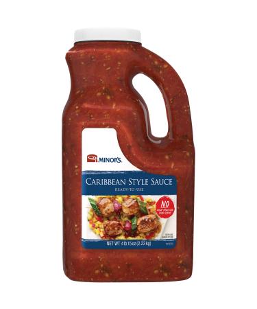 Minor's Caribbean Style Sauce, Marinade Perfect for Grilling, 4 lb 15 oz Bulk Bottle (Packaging May Vary) - Buy Online on GoSupps.com