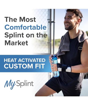 Custom Fit Wrist Splint - Moldable Thermoplastic Wrist Brace for Strains Sprains & Carpal Tunnel - One Size - Fast International Shipping - Buy Online on GoSupps.com
