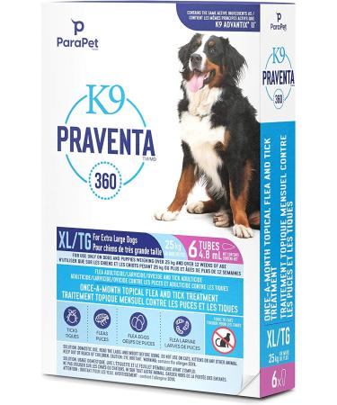 Parapet K9 Praventa 360 for Extra Large Dogs 6 Tubes - Buy Online on GoSupps.com