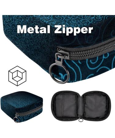 Stylish Women's Napkin Storage Bag with Ornament Pattern | Portable Menstrual Cup Pocket - Ideal for Teenagers & Women - Buy Online on GoSupps.com