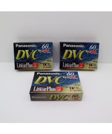 Panasonic AY-DVM60EJ3 MiniDV Tapes (60 Minute, 3 Pack)