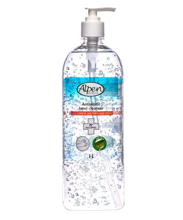 ALPEN SECRETS Hand Sanitizer 75% alcohol 1000 milliliter