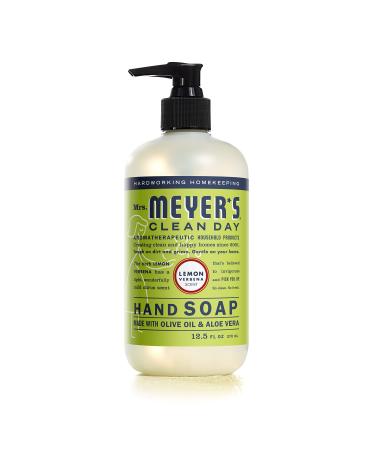 MRS. MEYER'S CLEAN DAY Hand Soap, Made with Essential Oils, Lemon Verbena, 12.5 fl. oz Lemon Verbena 12.5 Fl Oz (Pack of 1)