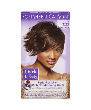 SoftSheen-Carson Dark and Lovely Permanent Hair Color Number 373 Brown Sable