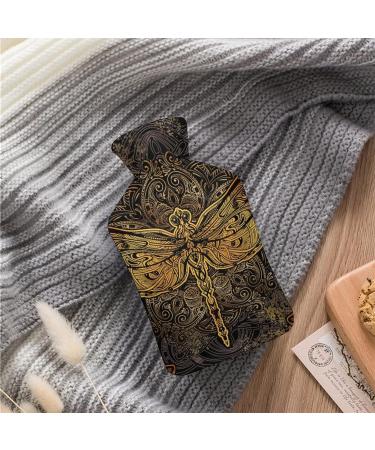 Dragonfly Rubber Hot Water Bottle with Lid - Pain Relief Cramps Foot Warmer & Hot/Cold Therapy - International Shipping - Buy Online on GoSupps.com