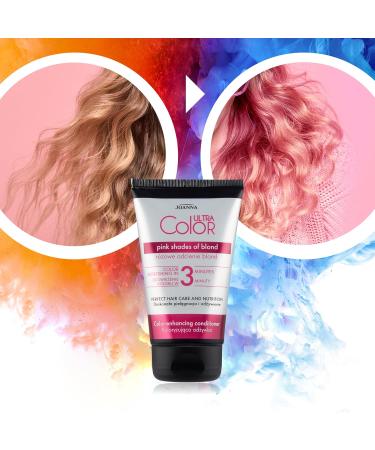 Joanna Pink Color Protection Conditioner for Natural & Colored Hair - 100 ml | Ideal for Pink & Blonde Shades - Buy Online on GoSupps.com
