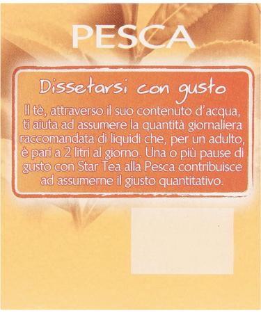 Star the Pesca t tea box 25 sachets de th p che 37 5 g th noir - Buy Online on GoSupps.com