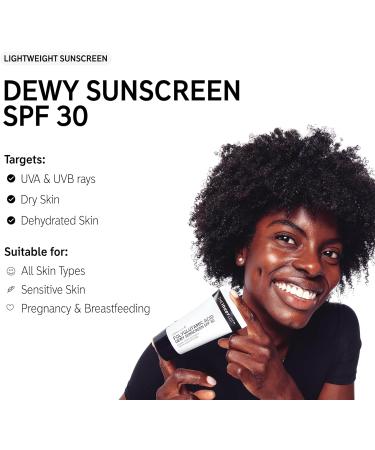 INKEY List Polyglutamic Acid Dewy Sunscreen SPF30 50ml: Hydrating Protection - Buy Online on GoSupps.com