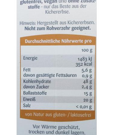M llers M hle Chickpeas Flour 400g - Gluten-Free High-Protein International Shipping Available - Buy Online on GoSupps.com