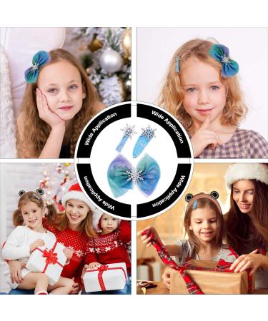 Frcolor 3-Piece Christmas Snowflake Hairpins | Glitter Snap Clips for Girls | Perfect Winter Wedding & Party Hair Jewelry - Buy Online on GoSupps.com